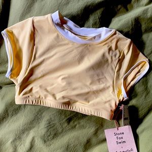 Stone fox swim ringer bikini top
